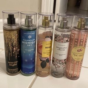 lots of bath and body works!!